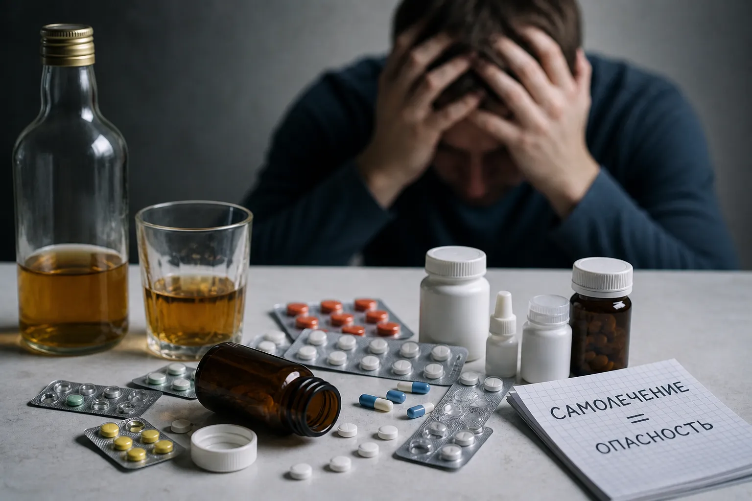 Самолечение при алкоголизме: риски и опасности